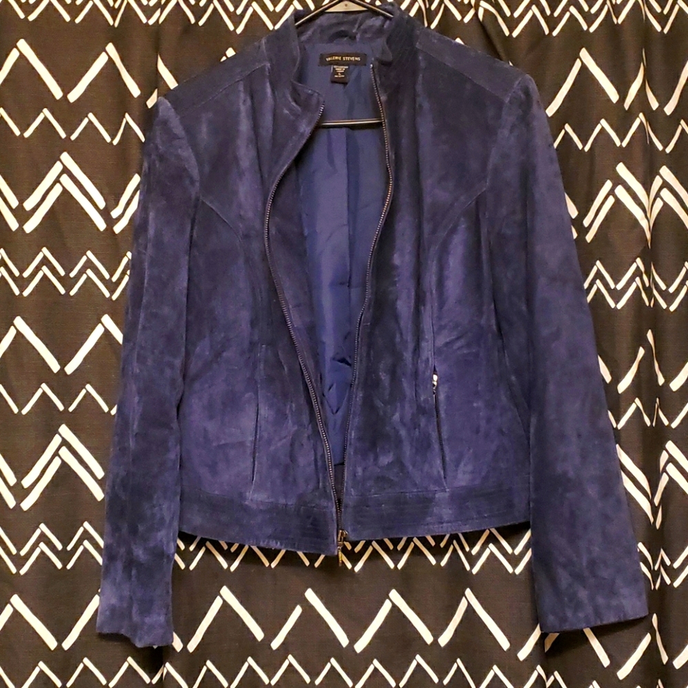 Valerie Stevens Suede Jacket 100% Leather